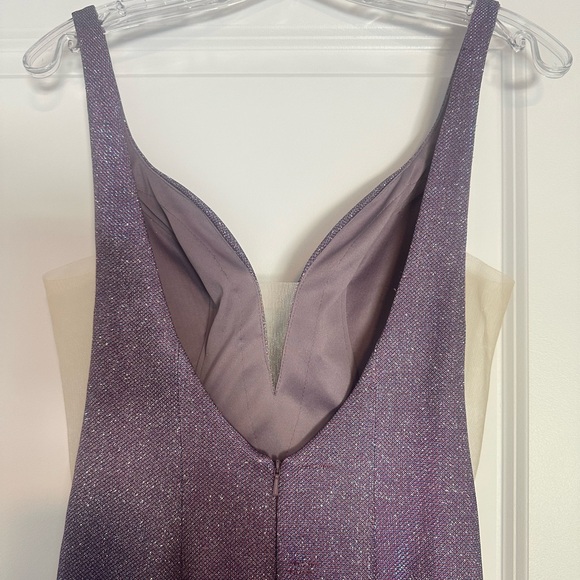 EUC Cinderella Divine Purple Iridescent Formal Gown - Picture 6 of 7